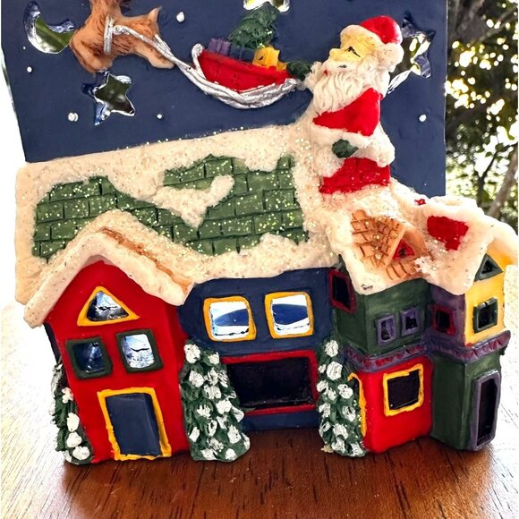 VTG Gift Collection Candle Holder New Christmas Rudolph Reindeer Santa C… - Picture 3 of 11